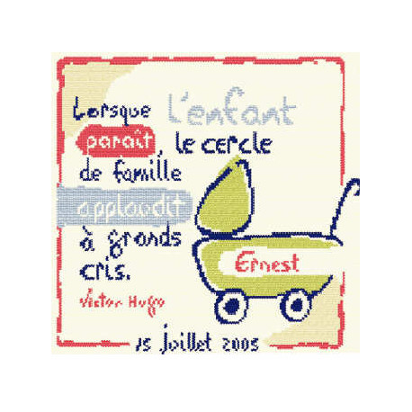 LiliPoints, Grille Naissance - lorsque l'enfant paraît (B003)