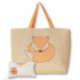Luca-S, kit Bag with a purse Fox (LUCABAG001)