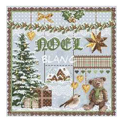 Madame la Fée, grille Noël blanc (FEE175)