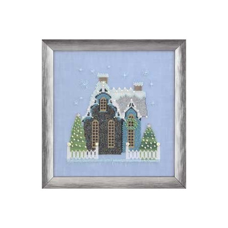 Mirabilia Nora Corbett, grille Little Snowy Blue Cottage (NC163)