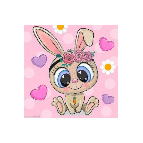 Wizardi, kit diamant Little Rabbit (WIWD2533)