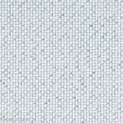 Zweigart, Aïda 14 Star, 5,4 points/cm blanc fils mét. Argenté (3706-17)