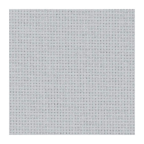 Zweigart, Aïda 14, 5,4 points/cm gris perle (3706-713)