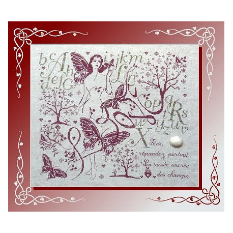 Isabelle Vautier, grille Fairies Love (RV184)