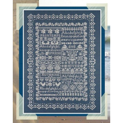 Isabelle Vautier, grille Sampler des 4 saisons (RV197)