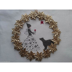 Couleur d'étoile, grille fleur de givre (CE0200)