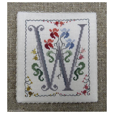 Renato Parolin, grille Flowery letter W (PA25-23)