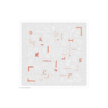 Bonheur des Dames, kit imprimé nappe ABC (BD6101)