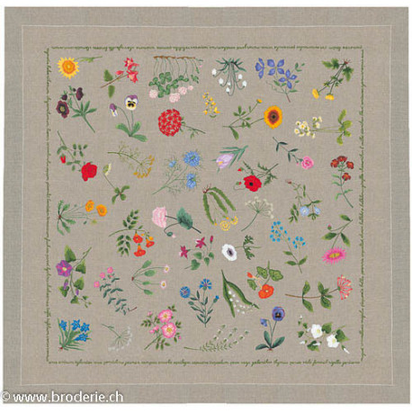 Bonheur des Dames, kit imprimé nappe fleurie (BD6103)