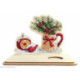 Wizardi, kit Kind fox - Christmas Candleholder (WDKF060-3)