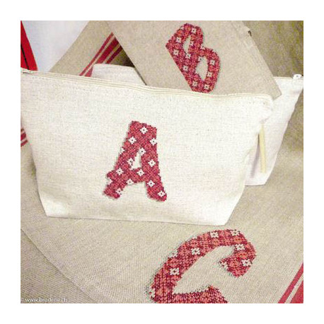 LiliPoints, Grille Alphabet Textile (CL008)