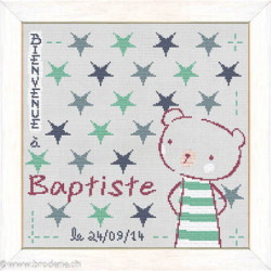 LiliPoints, Grille Bienvenue à Baptiste (B016)