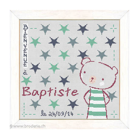 LiliPoints, Grille Bienvenue à Baptiste (B016)