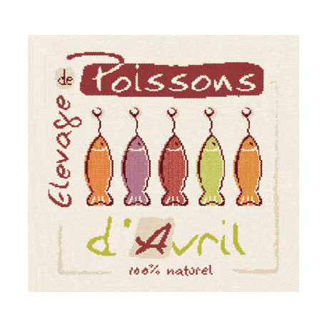 LiliPoints, Grille Bonheur - élevage de poissons (BN005)