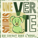 LiliPoints, Grille Enfant - une souris verte (E014)