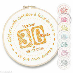 LiliPoints, Grille Fête - 30 ans (F012)