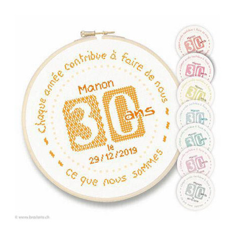 LiliPoints, Grille Fête - 30 ans (F012)