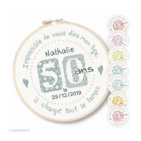 LiliPoints, Grille Fête - 50 ans (F014)