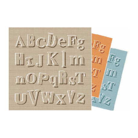 LiliPoints, Grille Littéraire - ABC évidé (CL001)