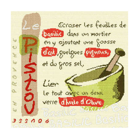 LiliPoints, Grille Provence - Le Pistou (P012)