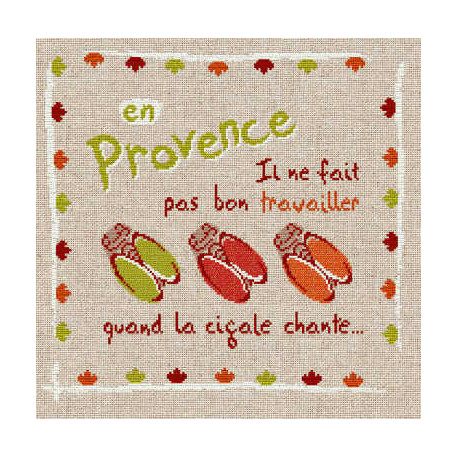 LiliPoints, Grille Provence - Quand la cigale chante (P004)