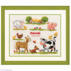 Vervaco, kit Daniel, animaux de ferme (PN0011894)