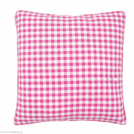 Vervaco, kit dos avec fermeture rose vichy carré (PN0154662)