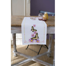 Vervaco, kit facile chemin de table aux papillons (PN0153766)