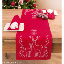 Vervaco, kit imprimé chemin de table Hiver (PN0145591)