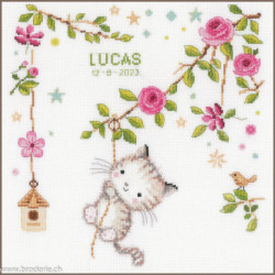 Vervaco, kit naissance Chat effronté (PN0199072)