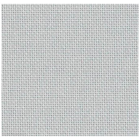 Zweigart, étamine Lugana 10 fils/cm gris clair (3835-713)