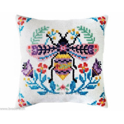 Collection d'Art, kit coussin Flower bee (CADE5465)