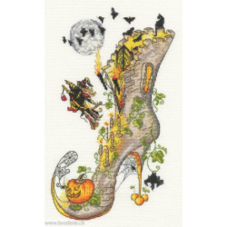 Bothy Threads, kit Shoe art All Hallows' Party (BOXSK14)