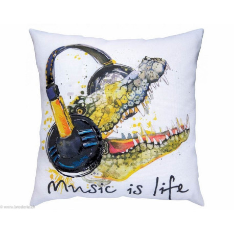 RTO, kit avec fond imprimé Music is life (RTODT-M019)