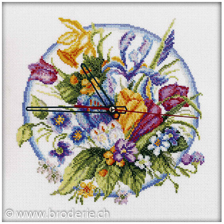 RTO, kit Horloge fleurs printanières (RTOM40012)