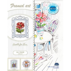 RTO, kit miniature avec cadre, Fleurs (RTOFA028)