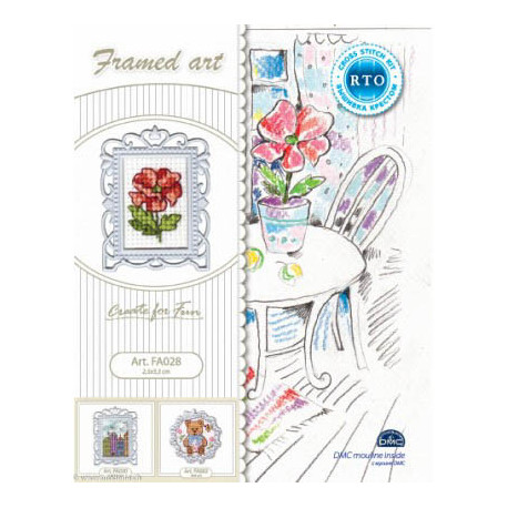 RTO, kit miniature avec cadre, Fleurs (RTOFA028)