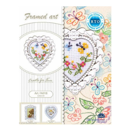 RTO, kit miniature avec cadre, Fleurs (RTOFA018)