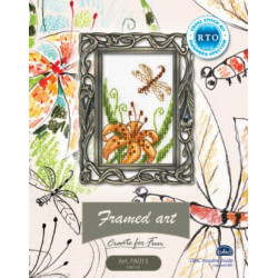 RTO, kit miniature avec cadre, Lys et libellule (RTOFA015)