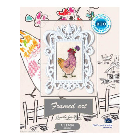 RTO, kit miniature avec cadre, Poule (RTOFA007)