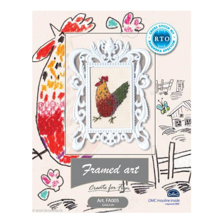 RTO, kit miniature avec cadre, Poule (RTOFA005)