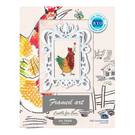 RTO, kit miniature avec cadre, Poule (RTOFA006)