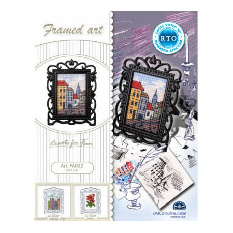 RTO, kit miniature avec cadre, Rue et maisons (RTOFA022)