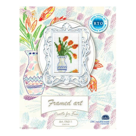 RTO, kit miniature avec cadre, Tulipes (RTOFA011)