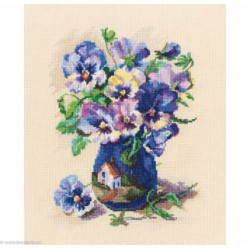 RTO, kit Pansies in torquay pottery (RTOM719)