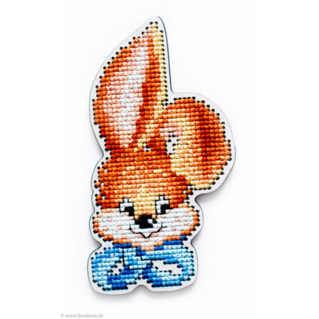 RTO, kit sur bois perforé déco - magnet lapin (RTOEHW042)
