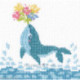 RTO, Kit Whale with flowers (RTOH292)
