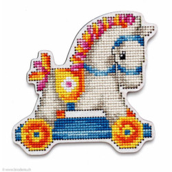 RTO, kit sur bois perforé déco - magnet cheval (RTOEHW052)