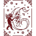 Couleur d'étoile, grille Mon Ange lettre G (CE0079G)