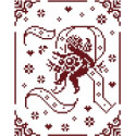 Couleur d'étoile, grille Mon Ange lettre R (CE0079R)